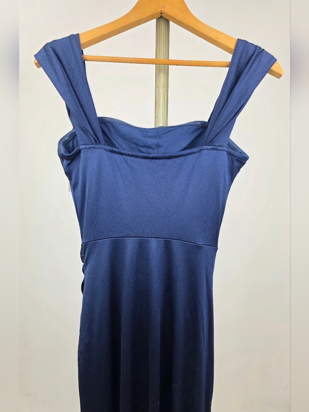 Popilush Women's Navy Blue Shapewear Tummy Control Maxi Cocktail Maxi Dress SM - Picture 10 of 11